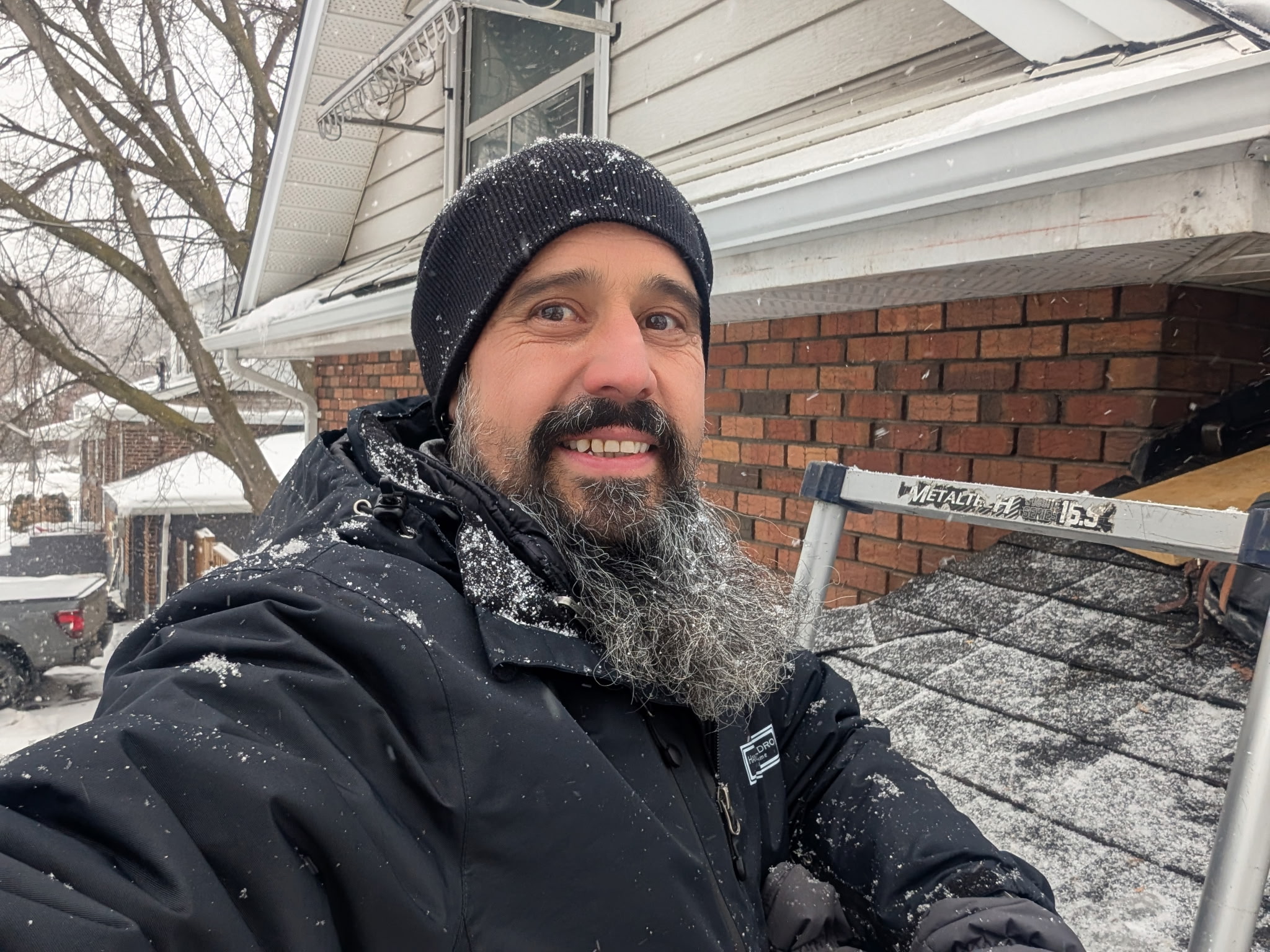 Professional handyman at work in a home