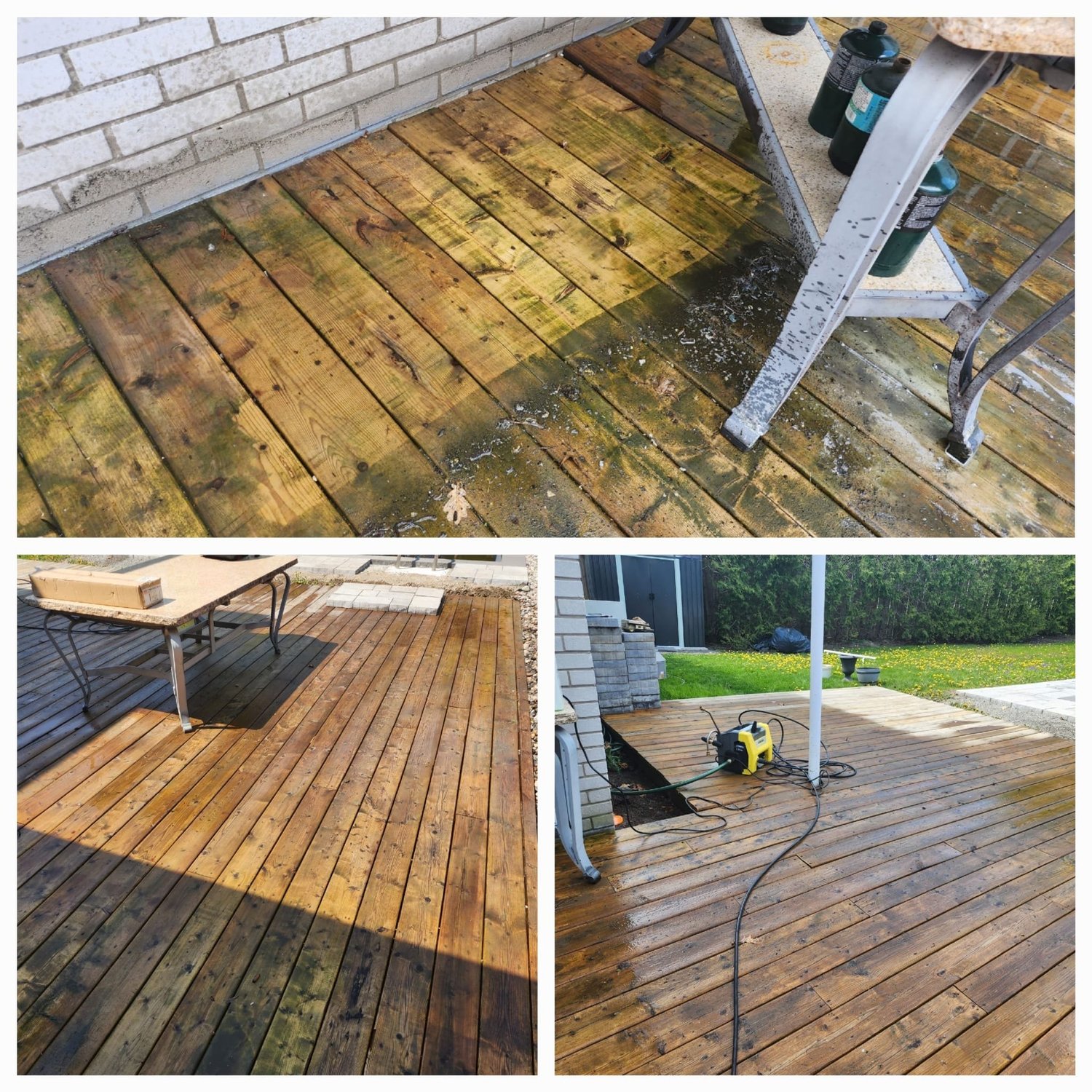 Window installation and exterior trim work