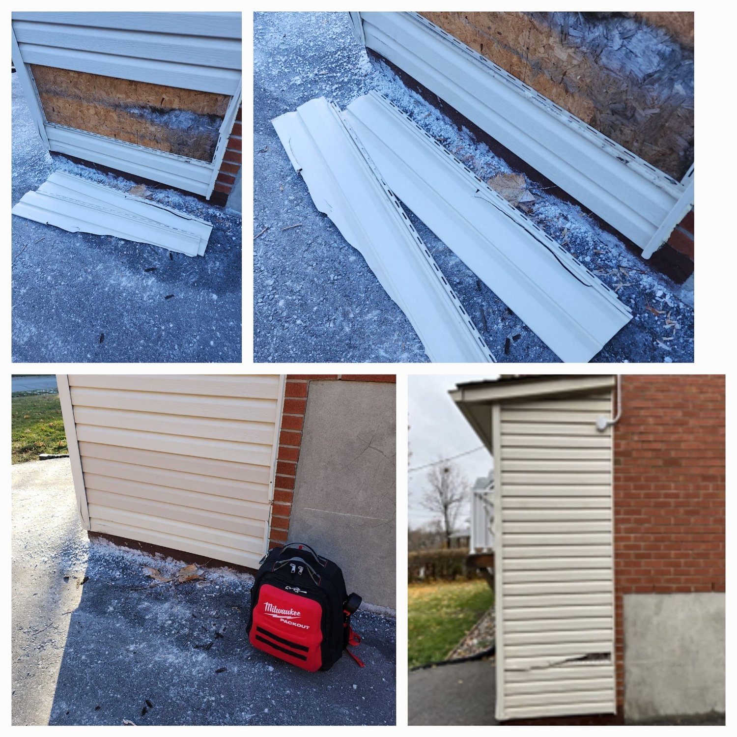 Bedroom wall painting in progress with closet doors